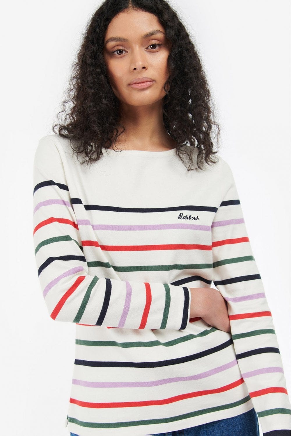 Barbour Hawkins Top - Cloud Multi Stripe