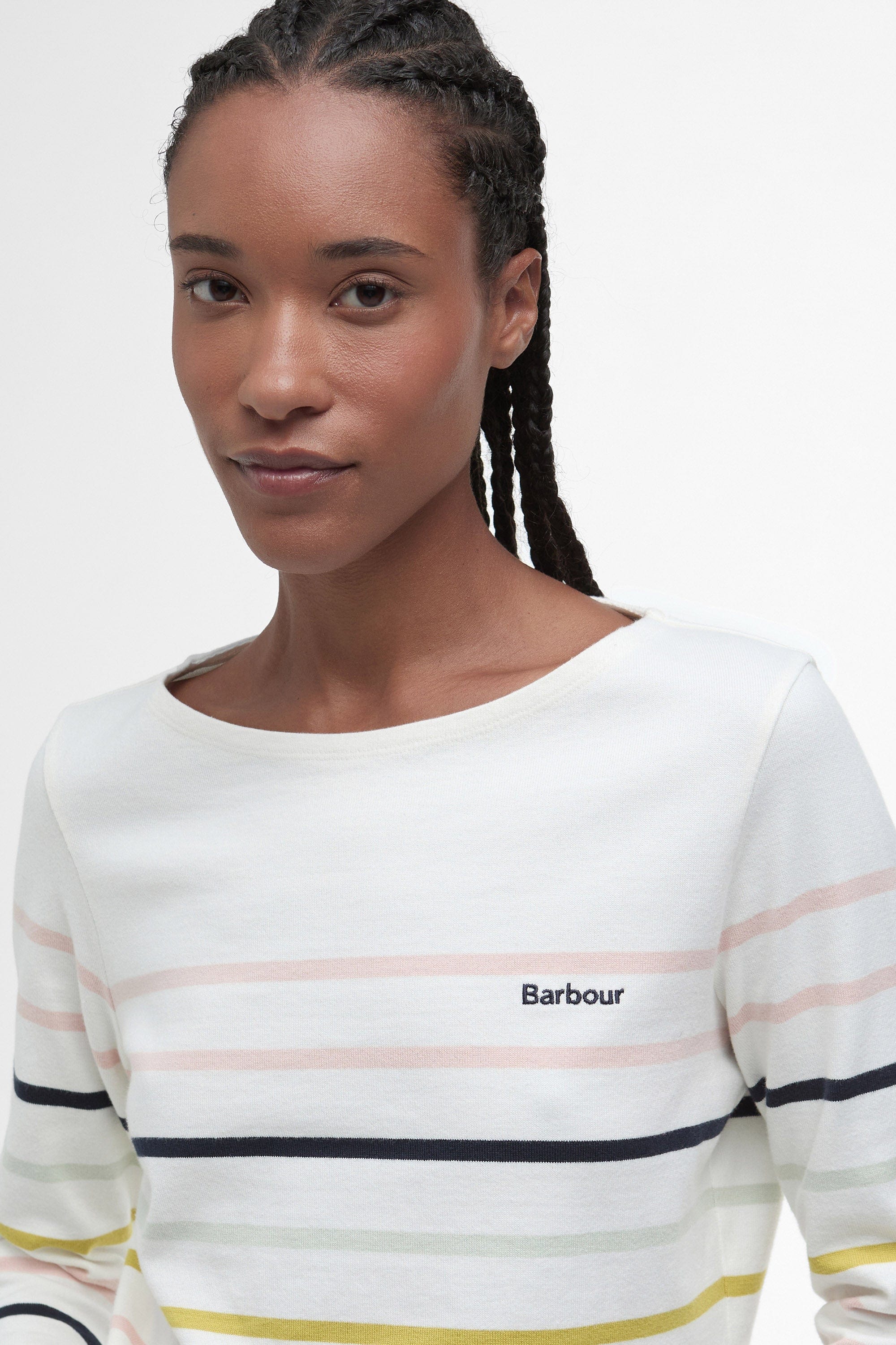 Barbour Hawkins Top - Cloud Stripe
