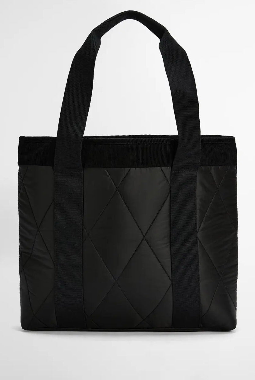 Barbour Healy Quilted Tote Bag - Black/Ancient LBA0433_BK11_OS