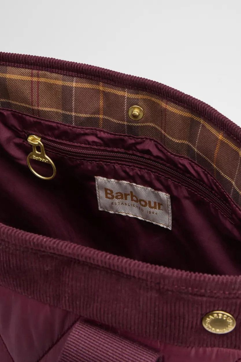 Barbour Healy Quilted Tote Bag - Merlot LBA0433_PU51_OS