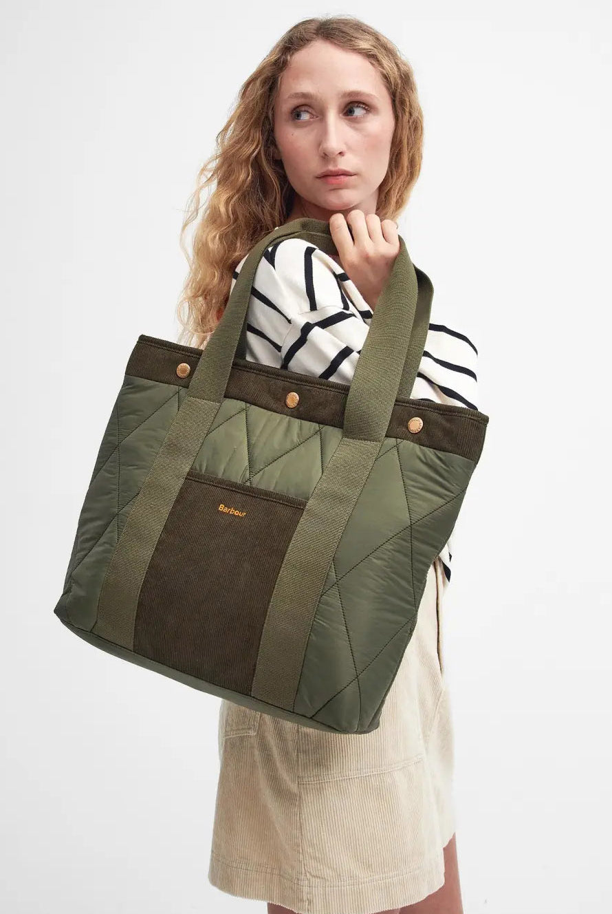 Barbour Healy Quilted Tote Bag - Olive LBA0433_OL71_OS
