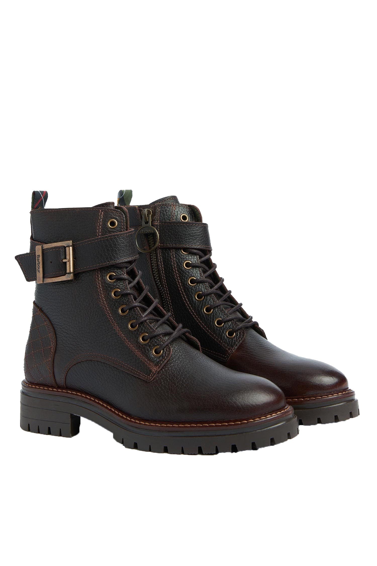 Barbour Heidi Commando Boots - Brown