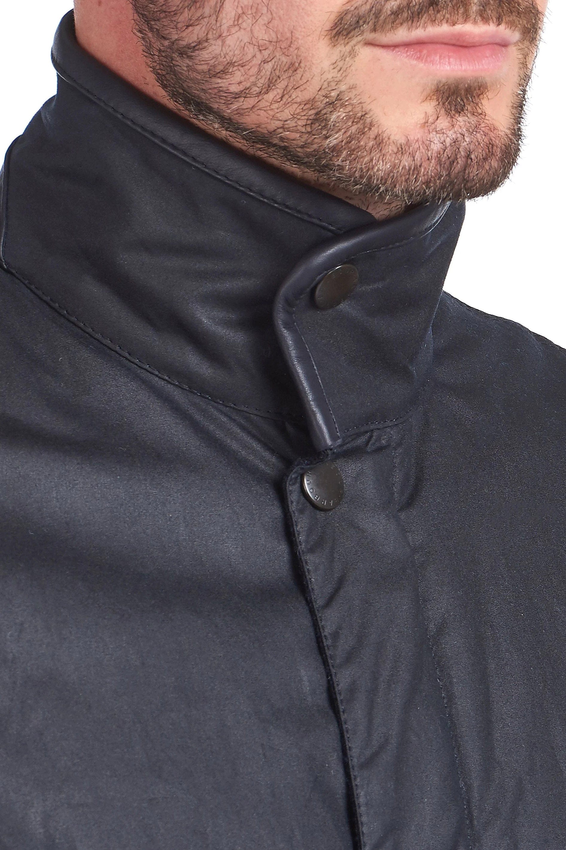 Barbour Hereford Wax - Navy
