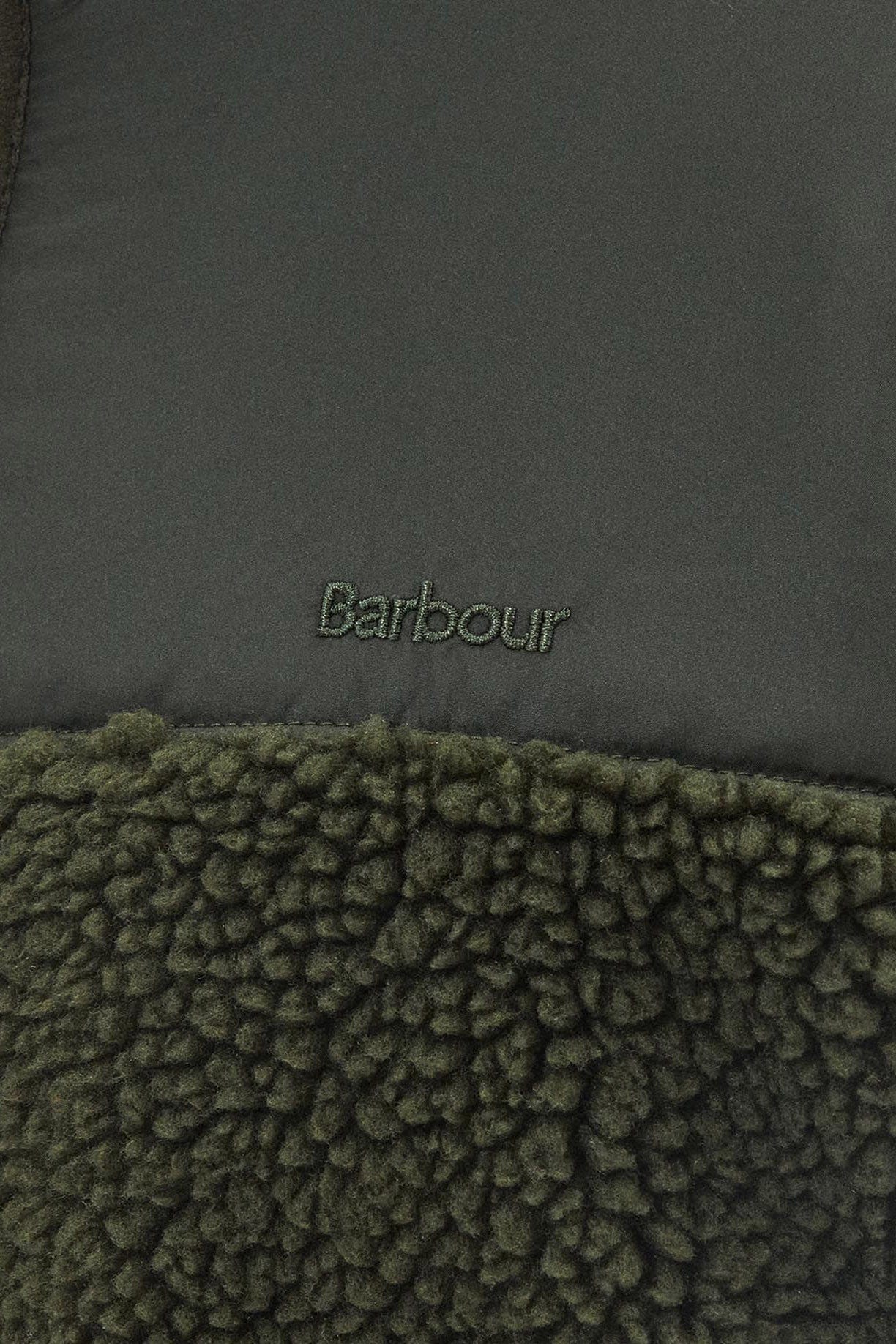 Barbour Hobson Fleece Jacket - Olive