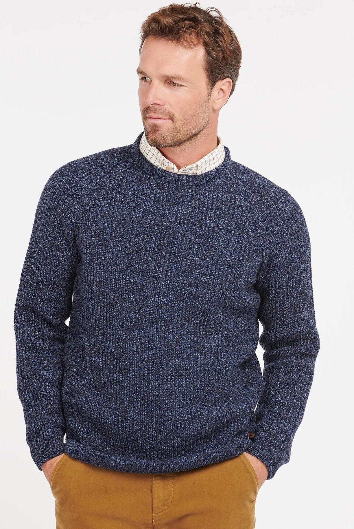 Barbour Horseford Crew Neck Jumper - Navy