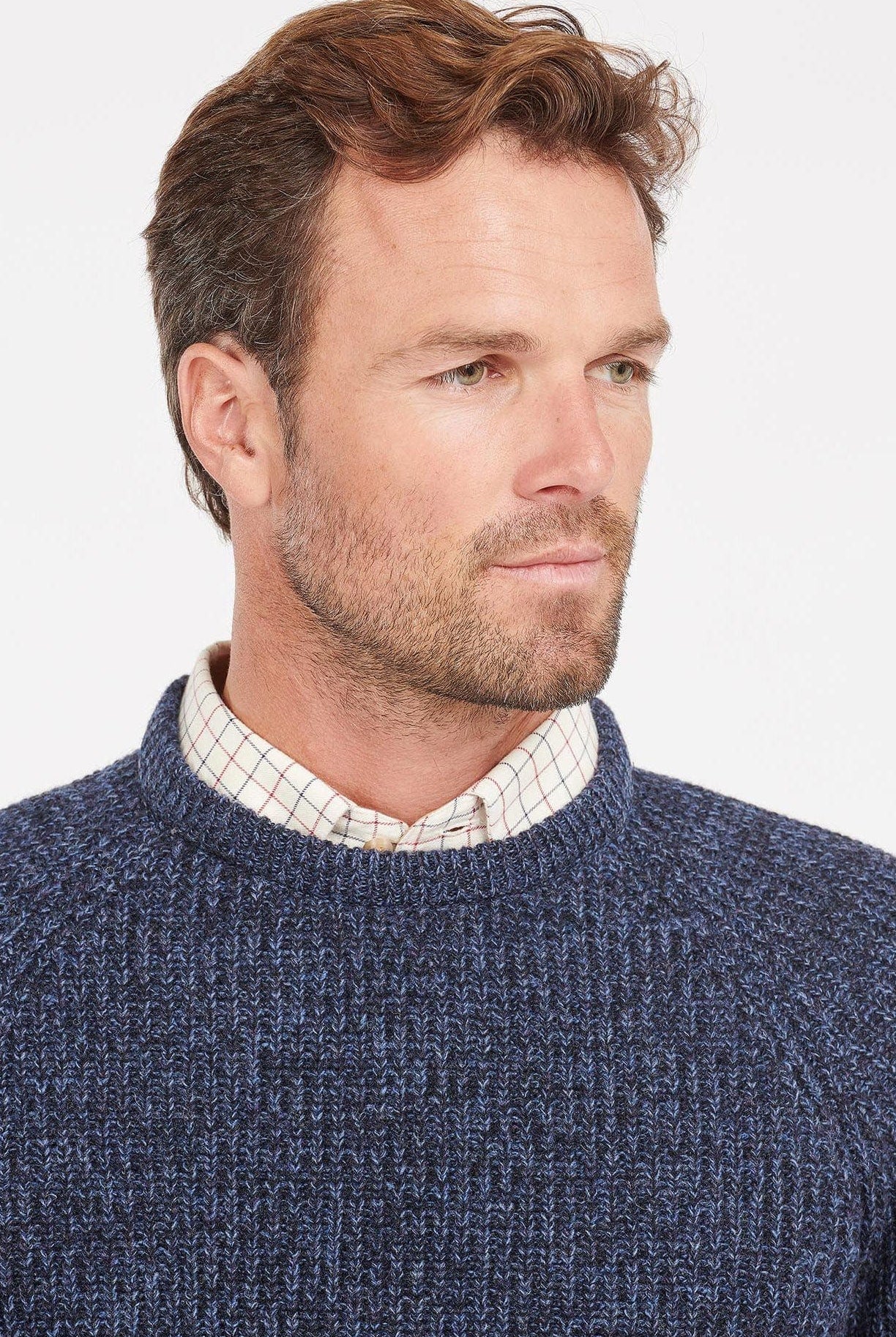Barbour Horseford Crew Neck Jumper - Navy