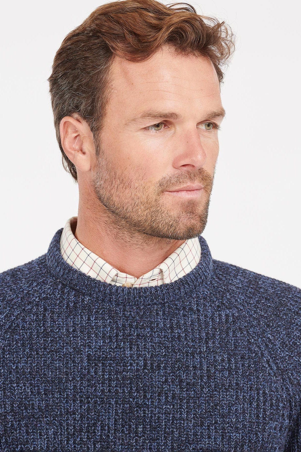 Barbour Horseford Crew Neck Jumper - Navy