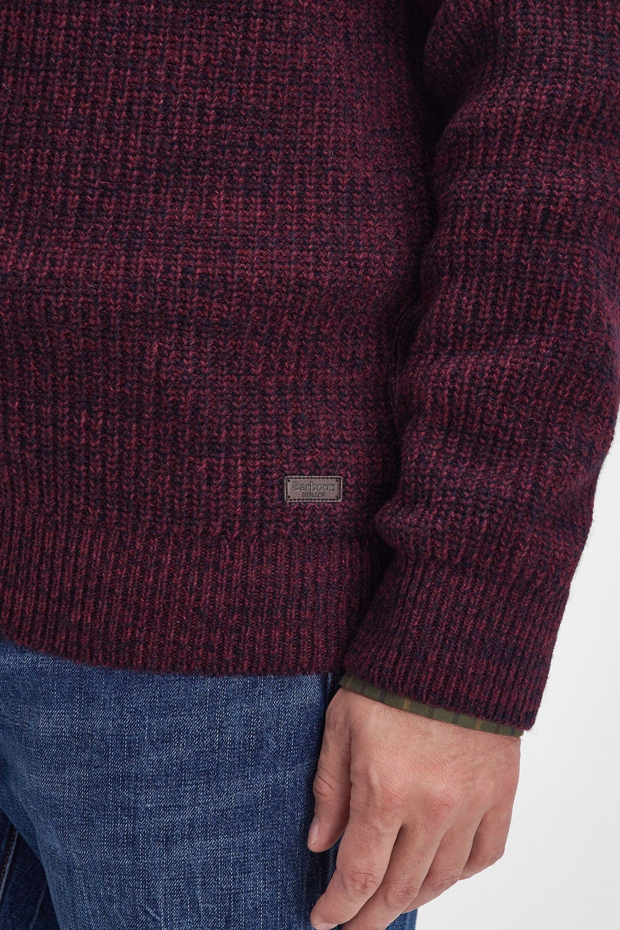 Barbour Horseford Crew Neck Jumper - Port