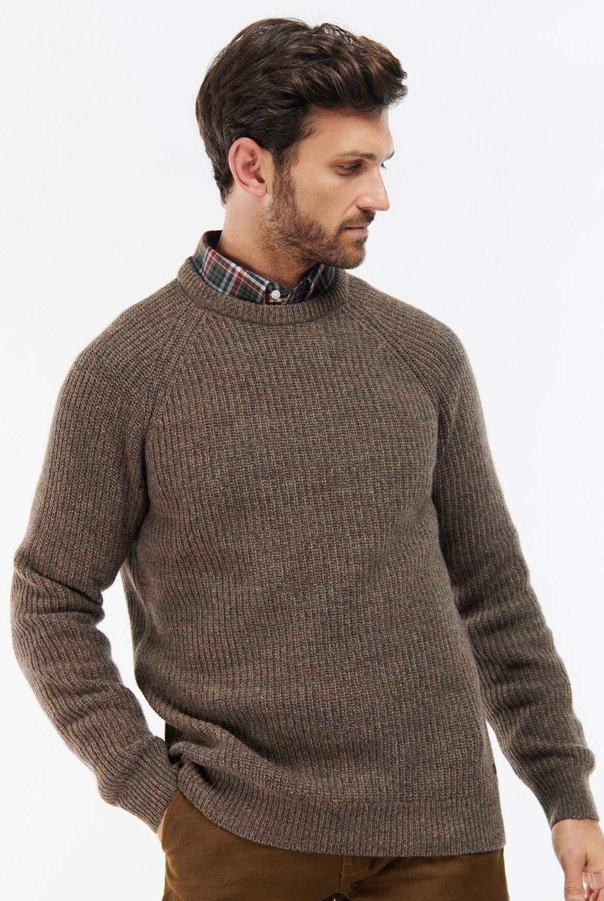 Barbour Horseford Crew Neck Jumper - Sandstone