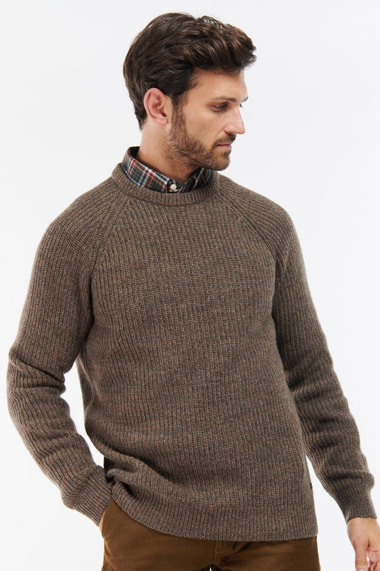 Barbour Horseford Crew Neck Jumper - Sandstone