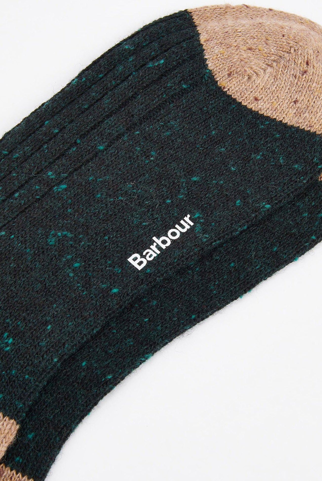 Barbour Houghton Socks - Evergreen/Sandstone