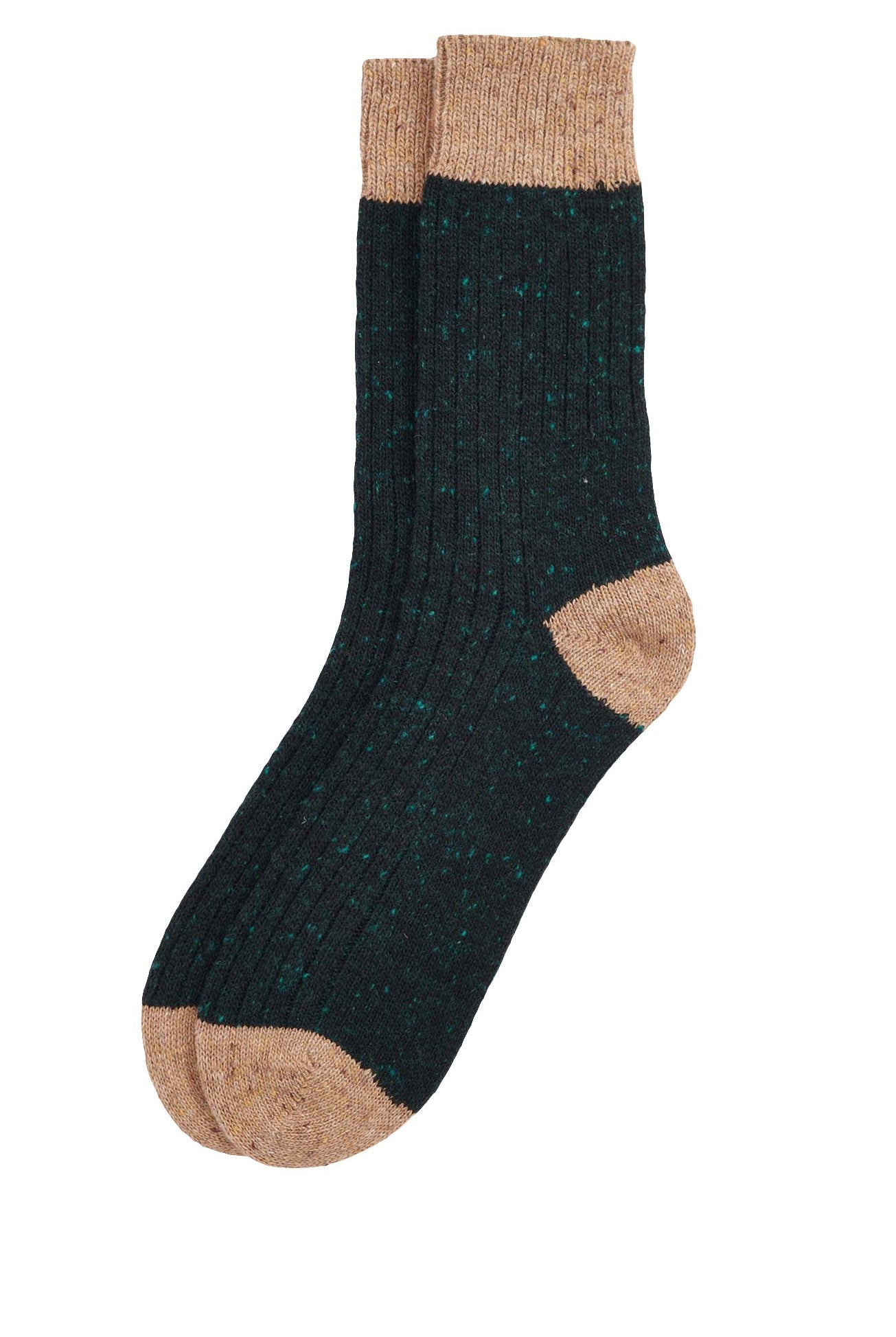 Barbour Houghton Socks - Evergreen/Sandstone