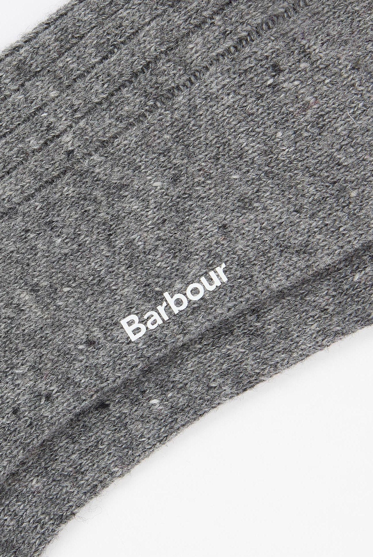 Barbour Houghton Socks - Mid Grey/Red