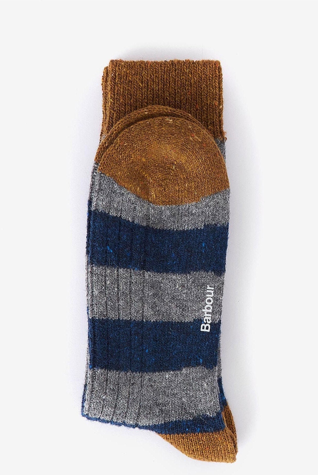 Barbour Houghton Stripe Sock - Asphalt/Navy