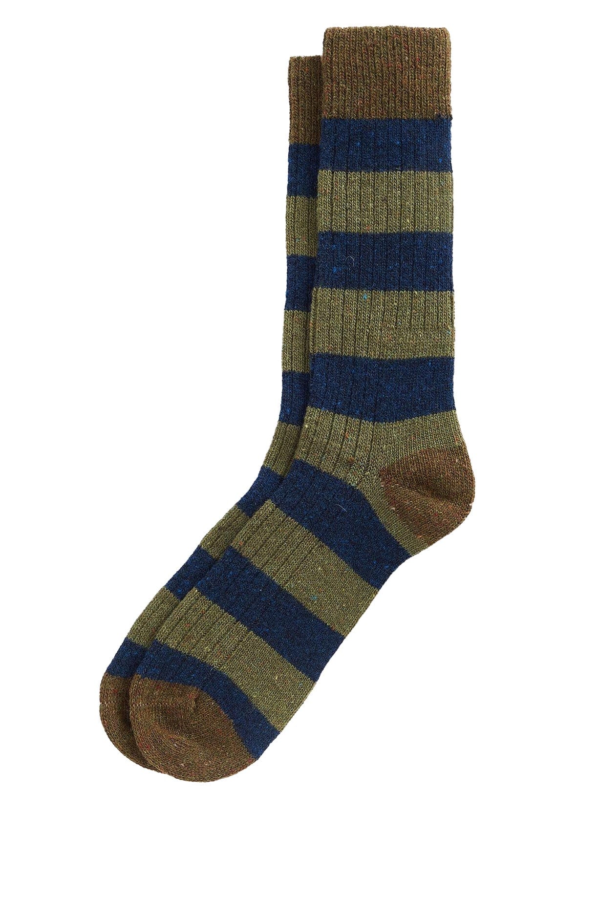 Barbour Houghton Stripe Sock - Bleached Olive/Navy