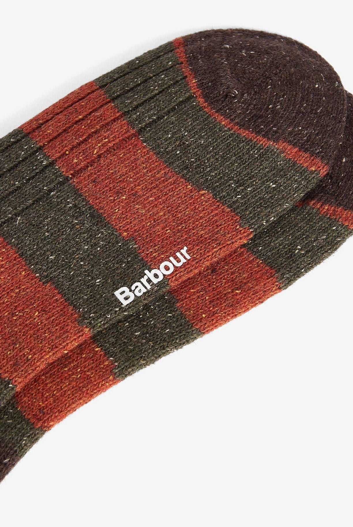 Barbour Houghton Stripe Sock - Burnt Orange