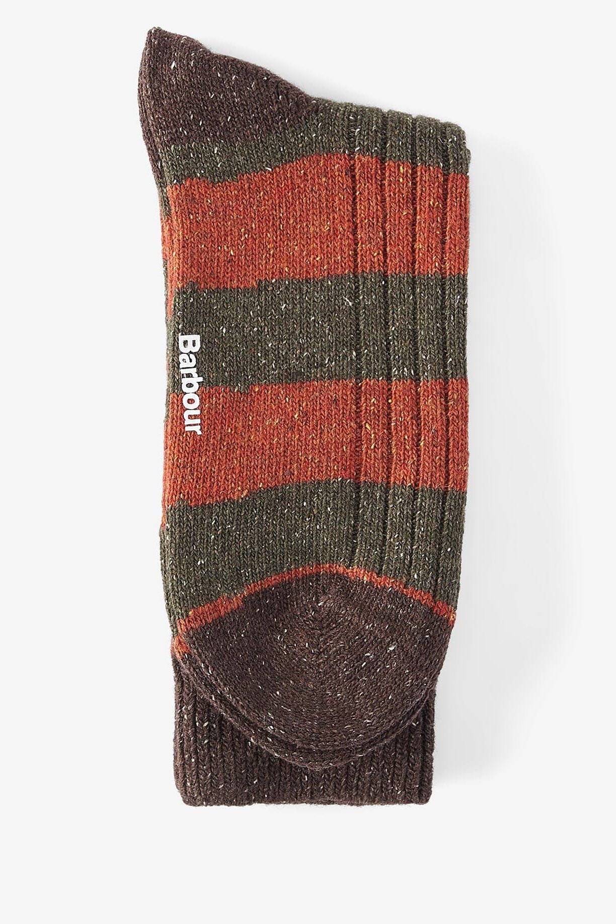 Barbour Houghton Stripe Sock - Burnt Orange