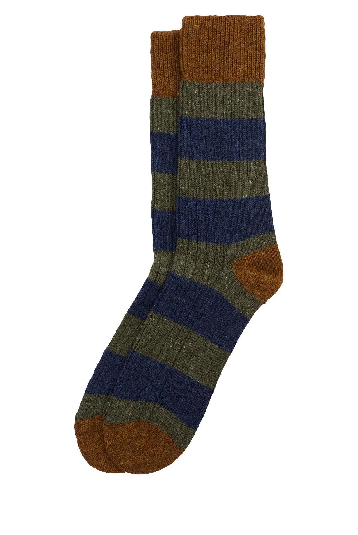 Barbour Houghton Stripe Socks - Thyme