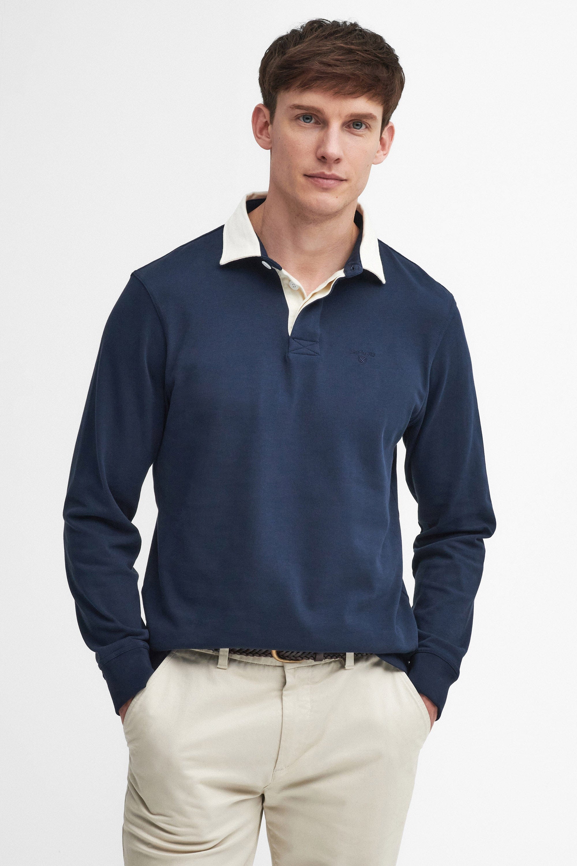 Barbour Howtown Rugby Shirt - Navy