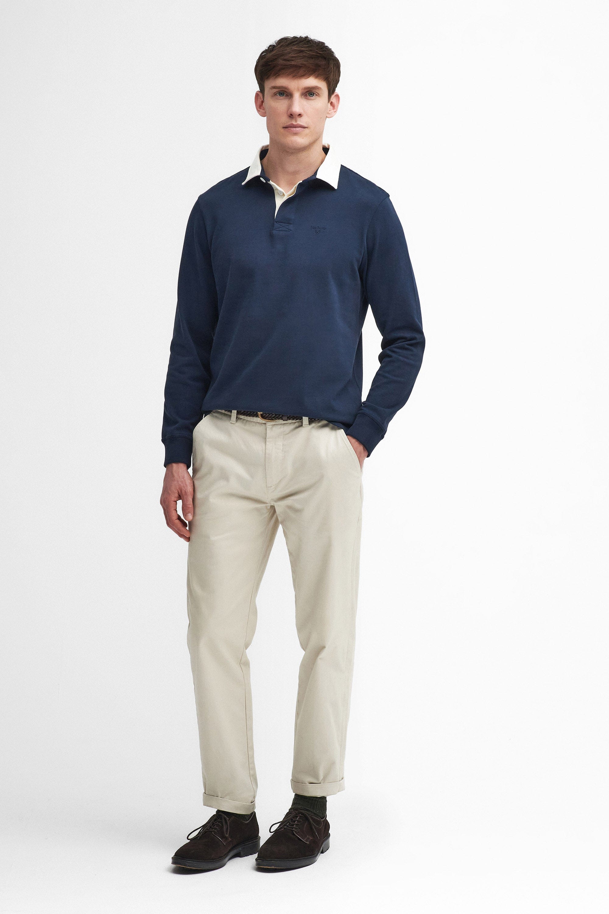 Barbour Howtown Rugby Shirt - Navy