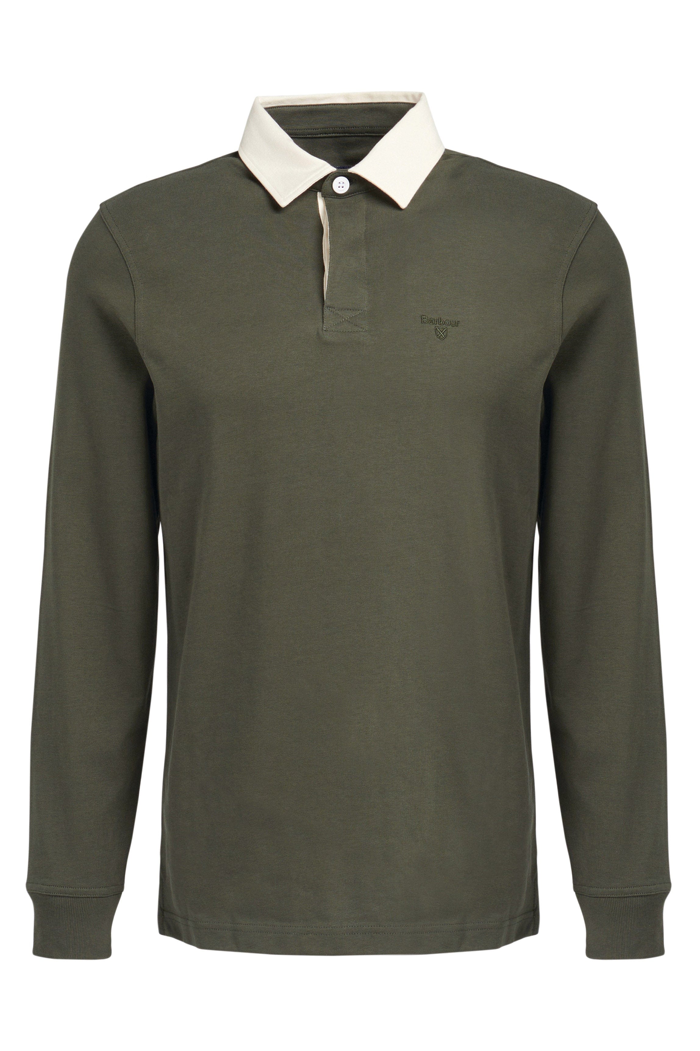 Barbour Howtown Rugby Shirt - Olive
