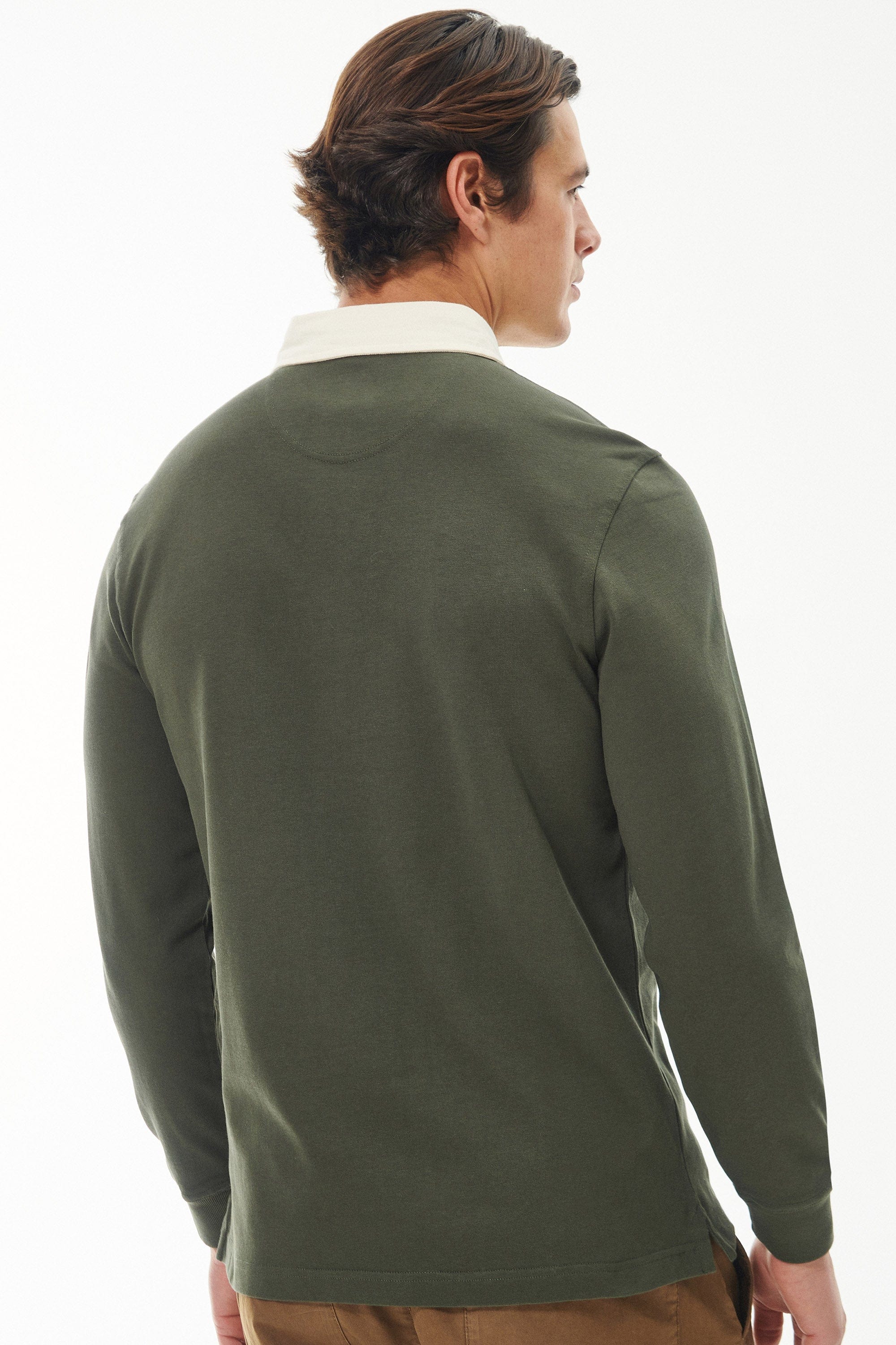 Barbour Howtown Rugby Shirt - Olive