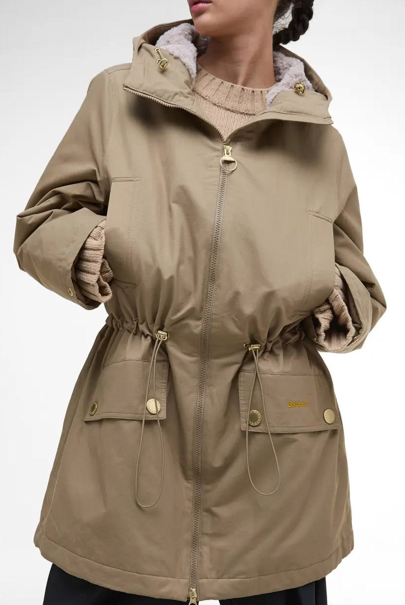 Barbour Inola Showerproof Jacket - Military Brown/Ancient