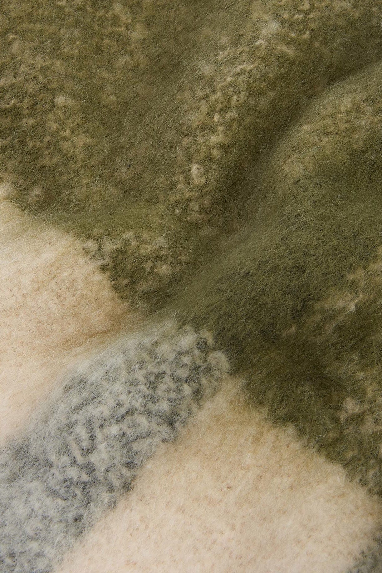 Barbour Isla Tartan Boucle Scarf - Soft Mint LSC0293_GN15_OS