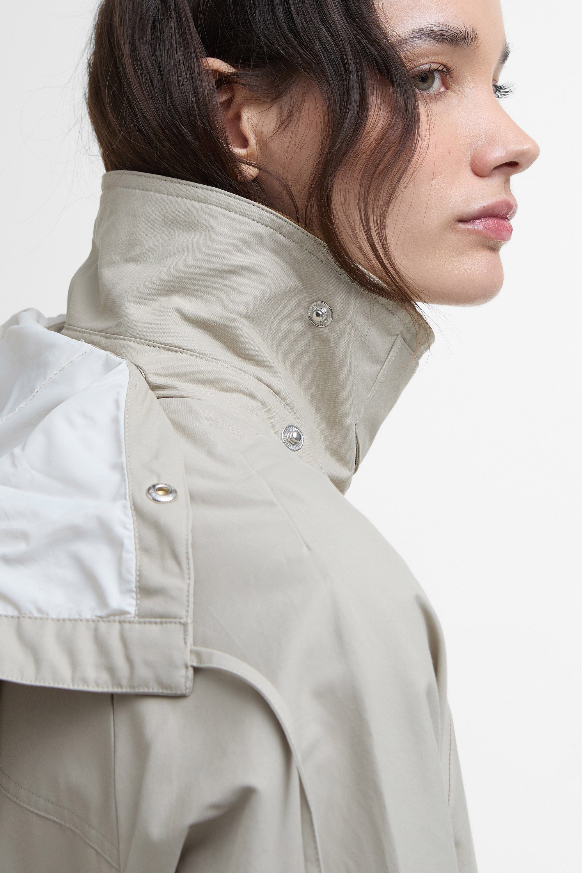 Barbour Jema Showerproof Jacket - Light Sand