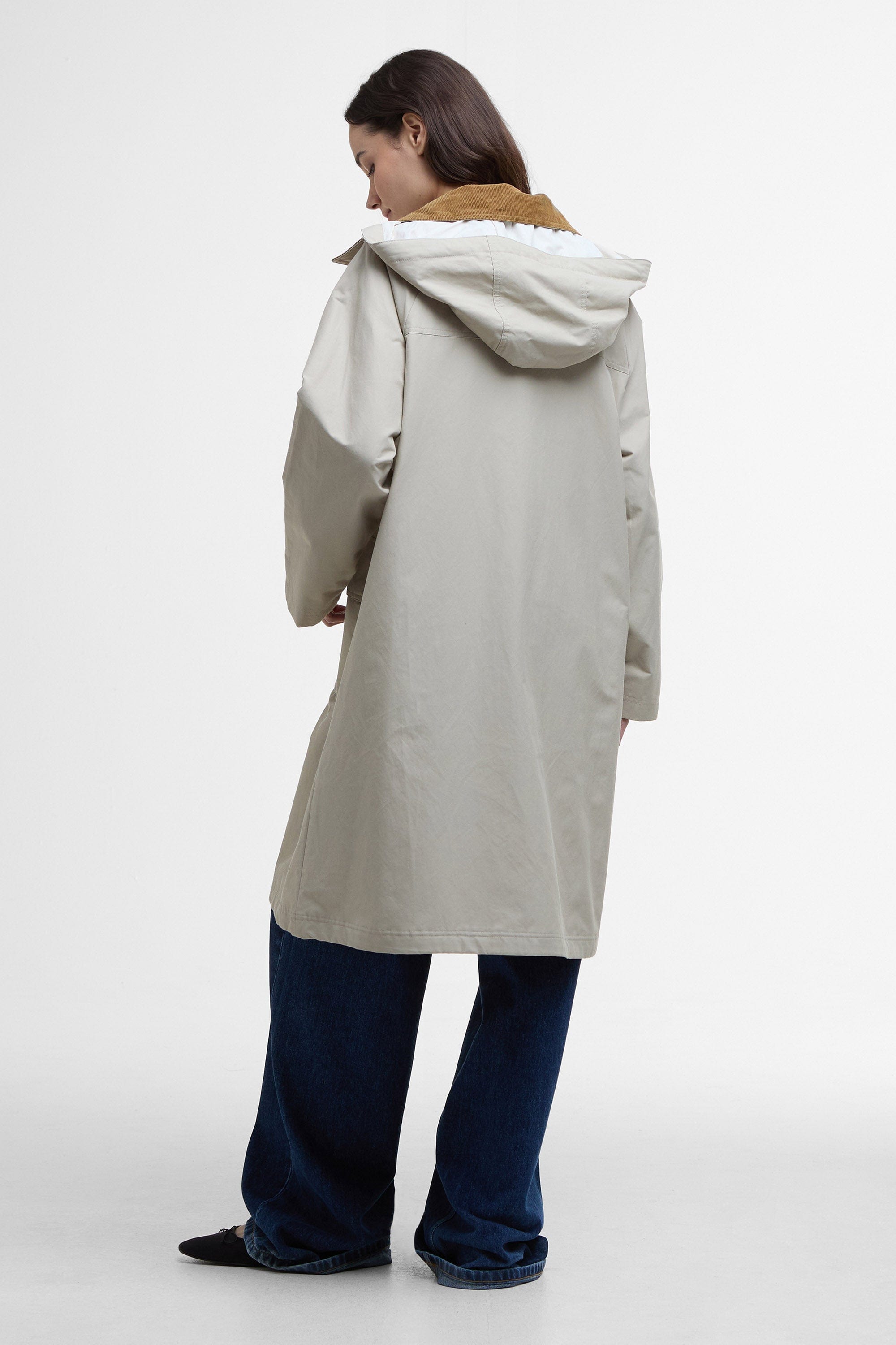 Barbour Jema Showerproof Jacket - Light Sand