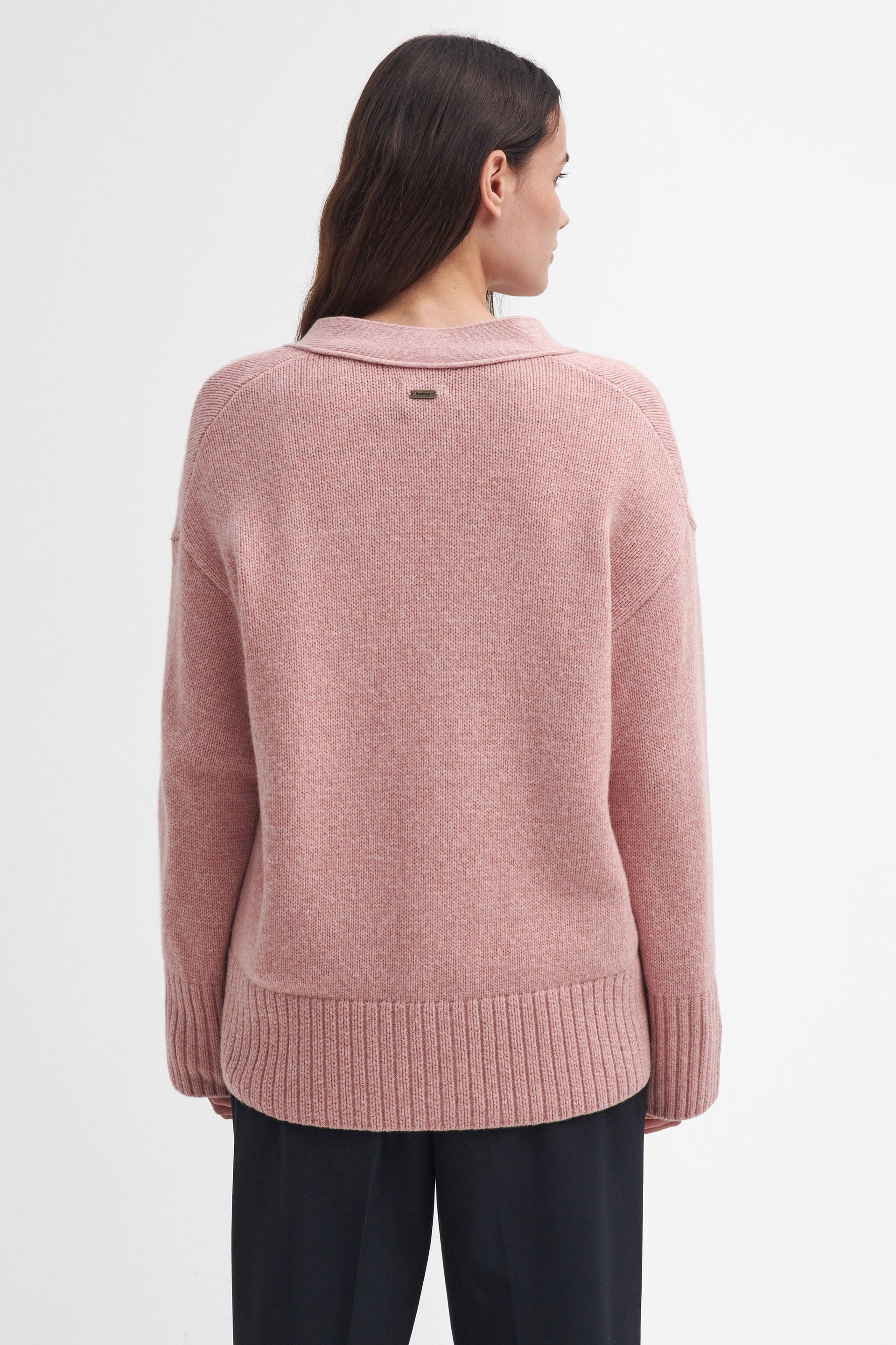 Barbour Joni Knitted Cardigan - Mahogany Rose