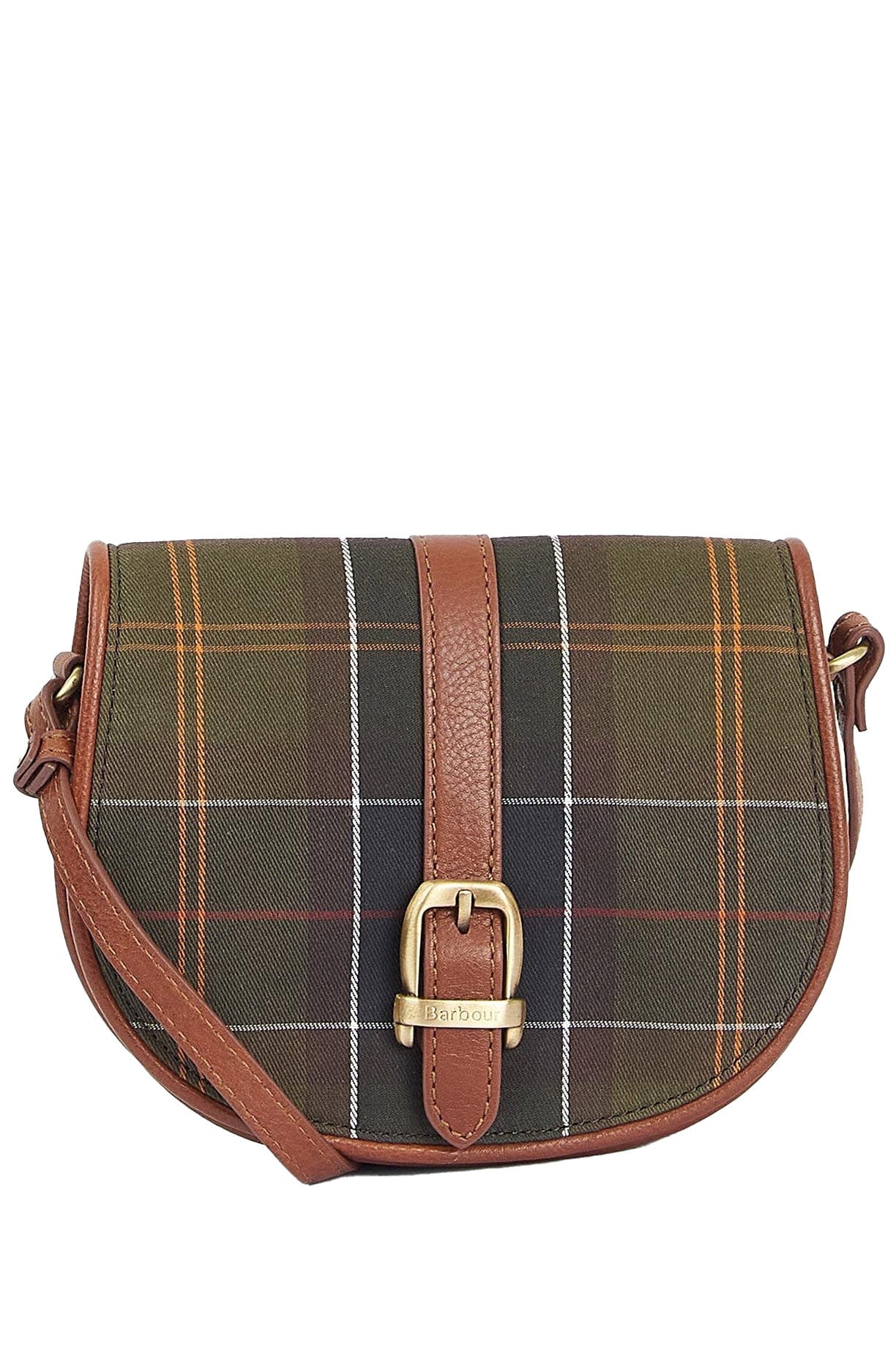 Barbour Katrine Tartan Leather Saddle Bag - Classic Tartan LBA0386_TN11_OS