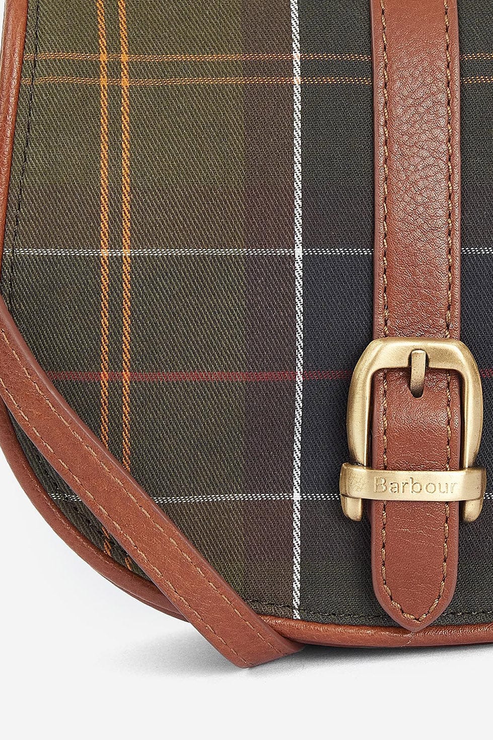 Barbour Katrine Tartan Leather Saddle Bag - Classic Tartan LBA0386_TN11_OS
