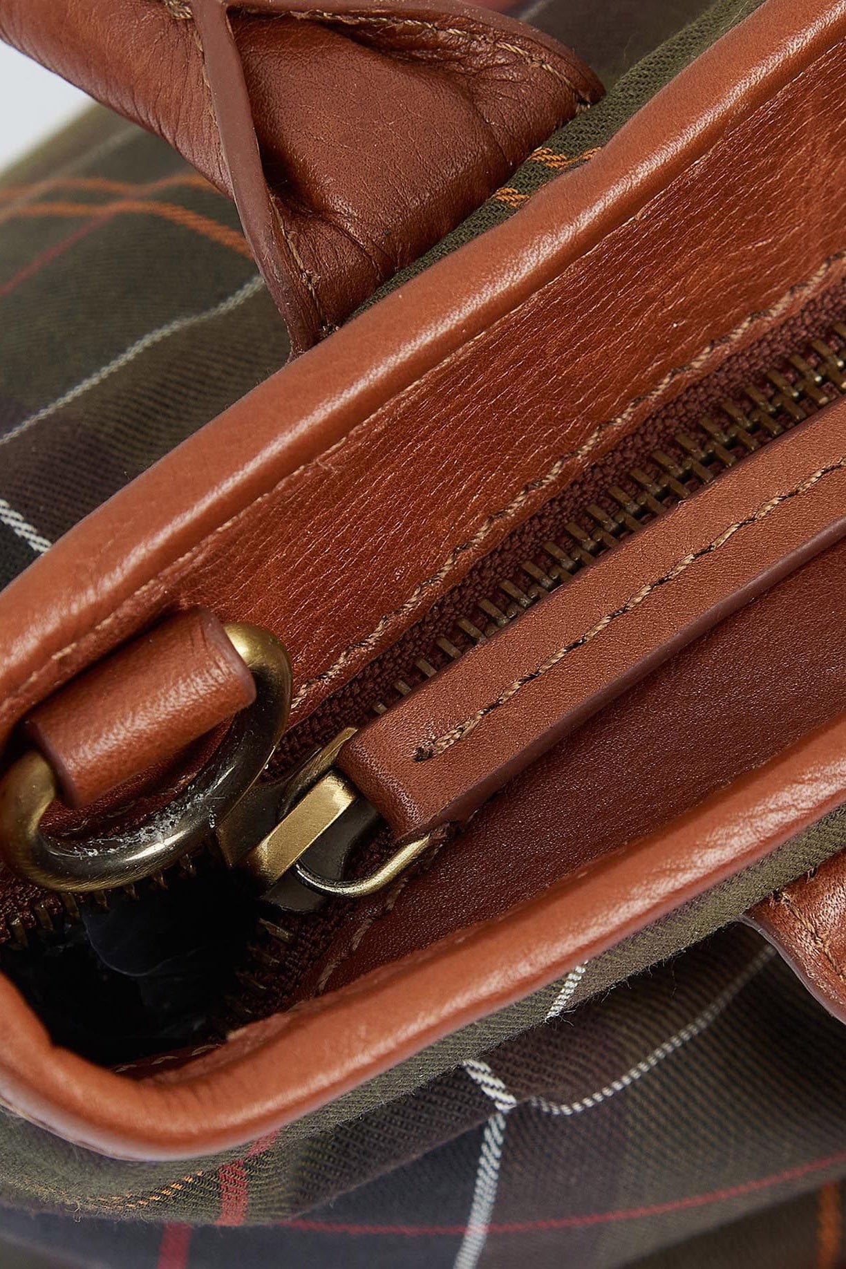 Barbour Katrine Tartan Leather Tote Bag - Classic Tartan LBA0387_TN11_OS