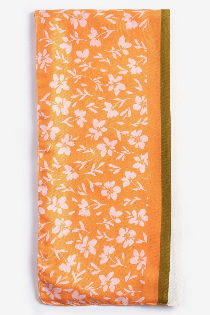 Barbour Kelley Floral Scarf - Apricot Crush LSC0452_OR11_OS