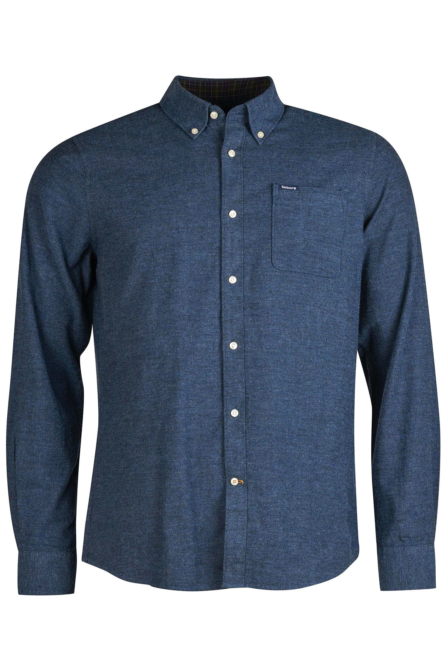 Barbour Kenwood Tailored Fit Shirt - Chambray Marl