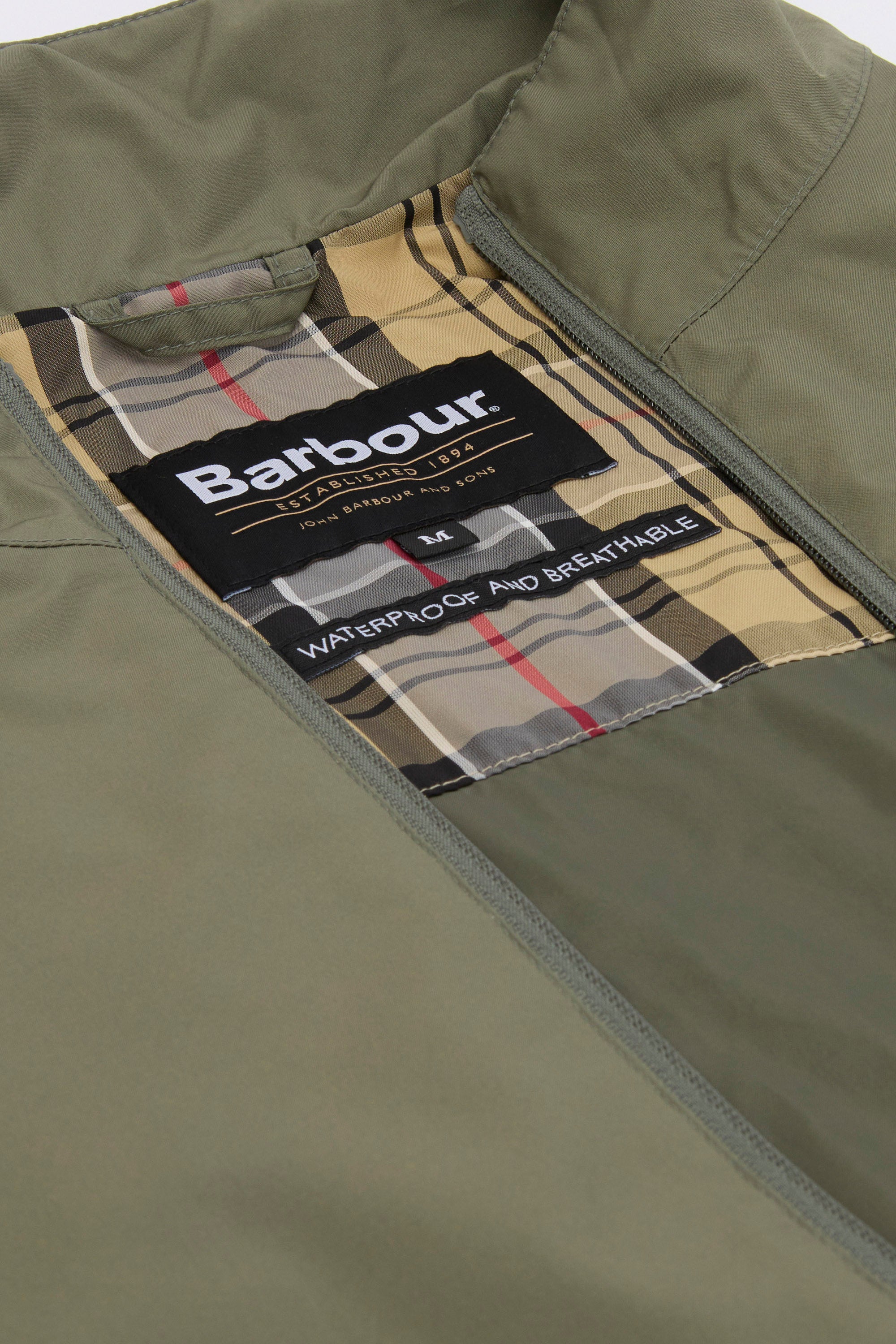 Barbour Korbel Waterproof Jacket - Dusty Olive