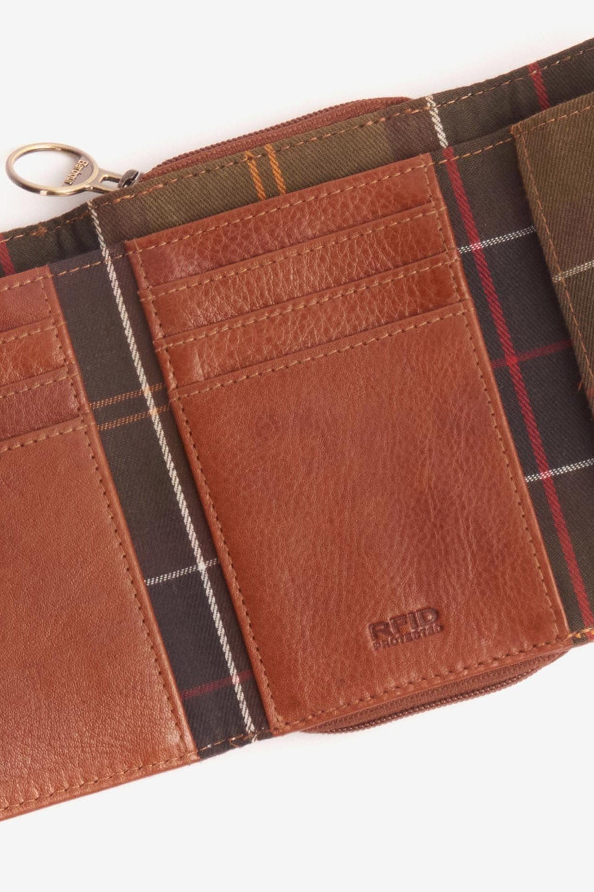 Barbour Laire Leather French Purse - Bown/Classic LLG0023_BR11_OS