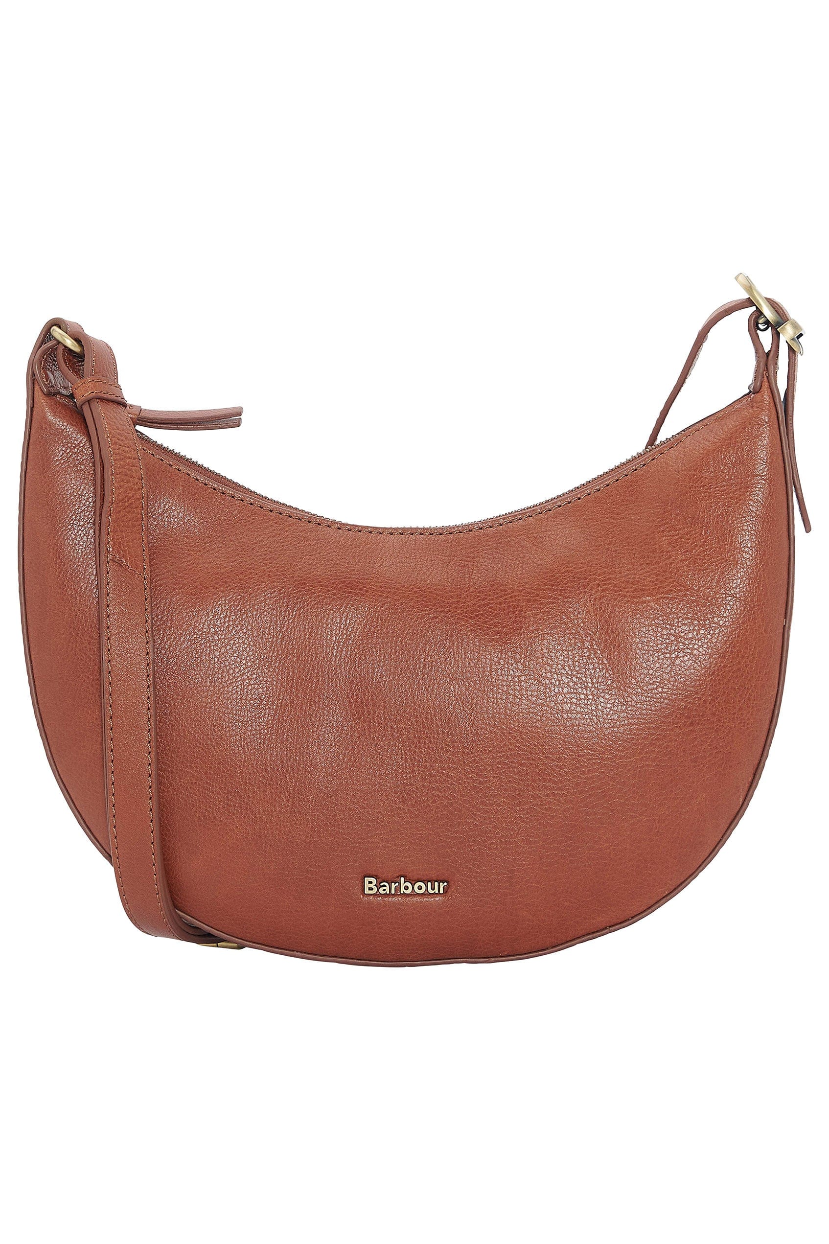 Barbour Laire Leather Half-Moon Bag - Brown LBA0428_BR11_OS