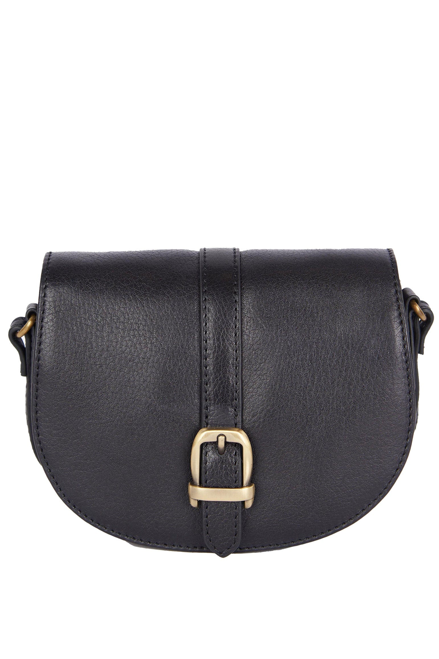 Barbour Laire Leather Saddle Bag - Black LBA0349_BK11_OS
