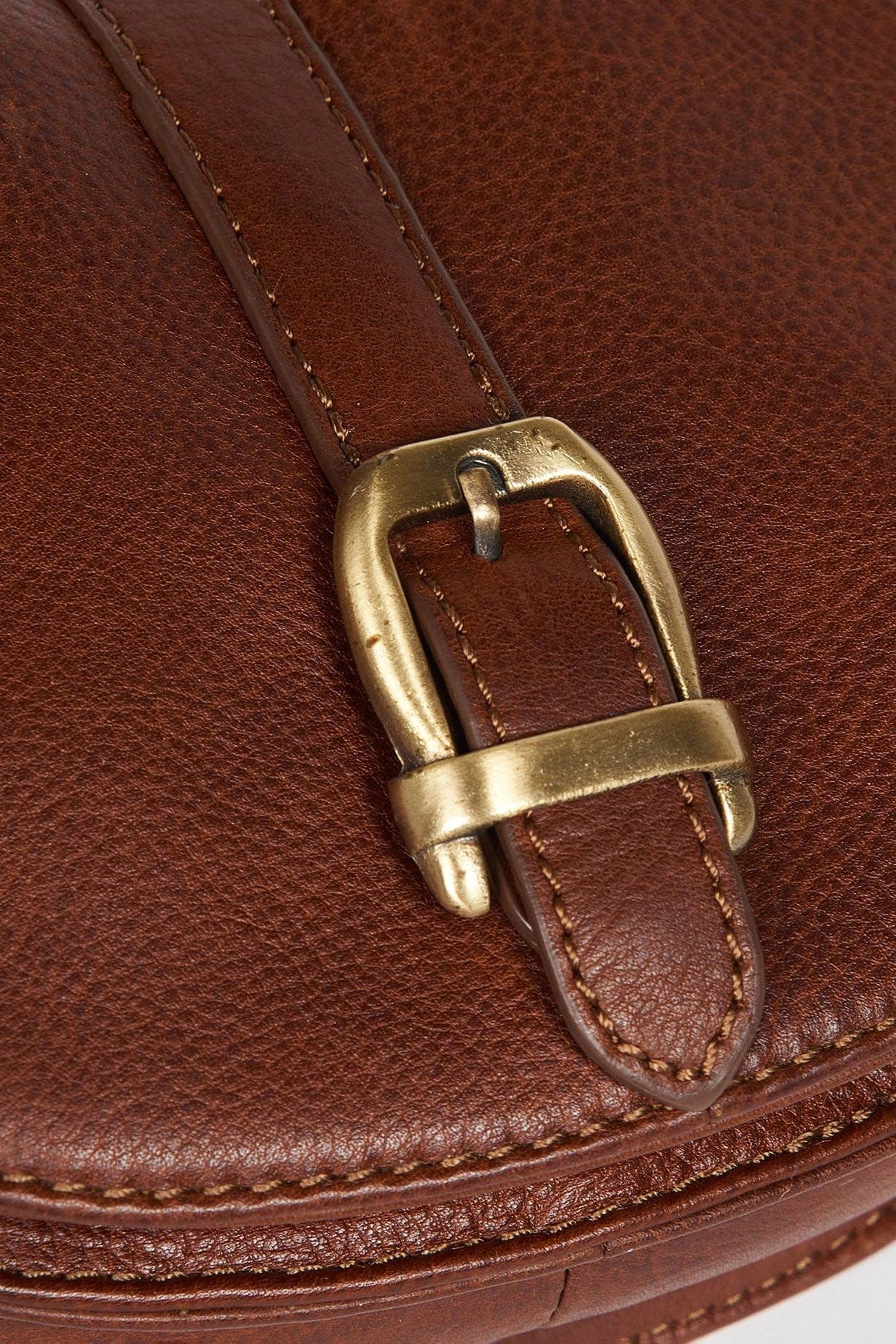 Barbour Laire Leather Saddle Bag - Brown LBA0349_BR11_OS