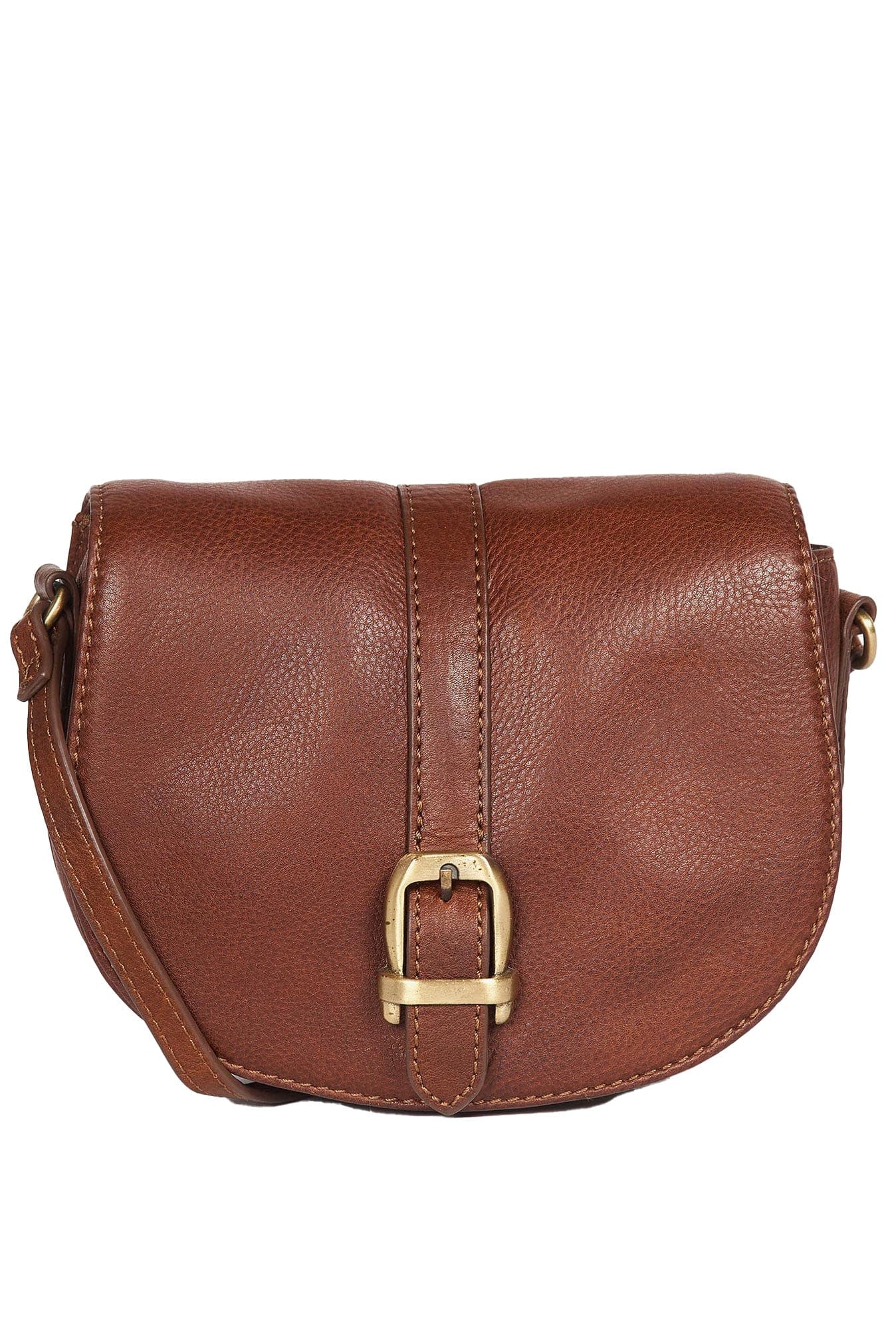 Barbour Laire Leather Saddle Bag - Brown LBA0349_BR11_OS