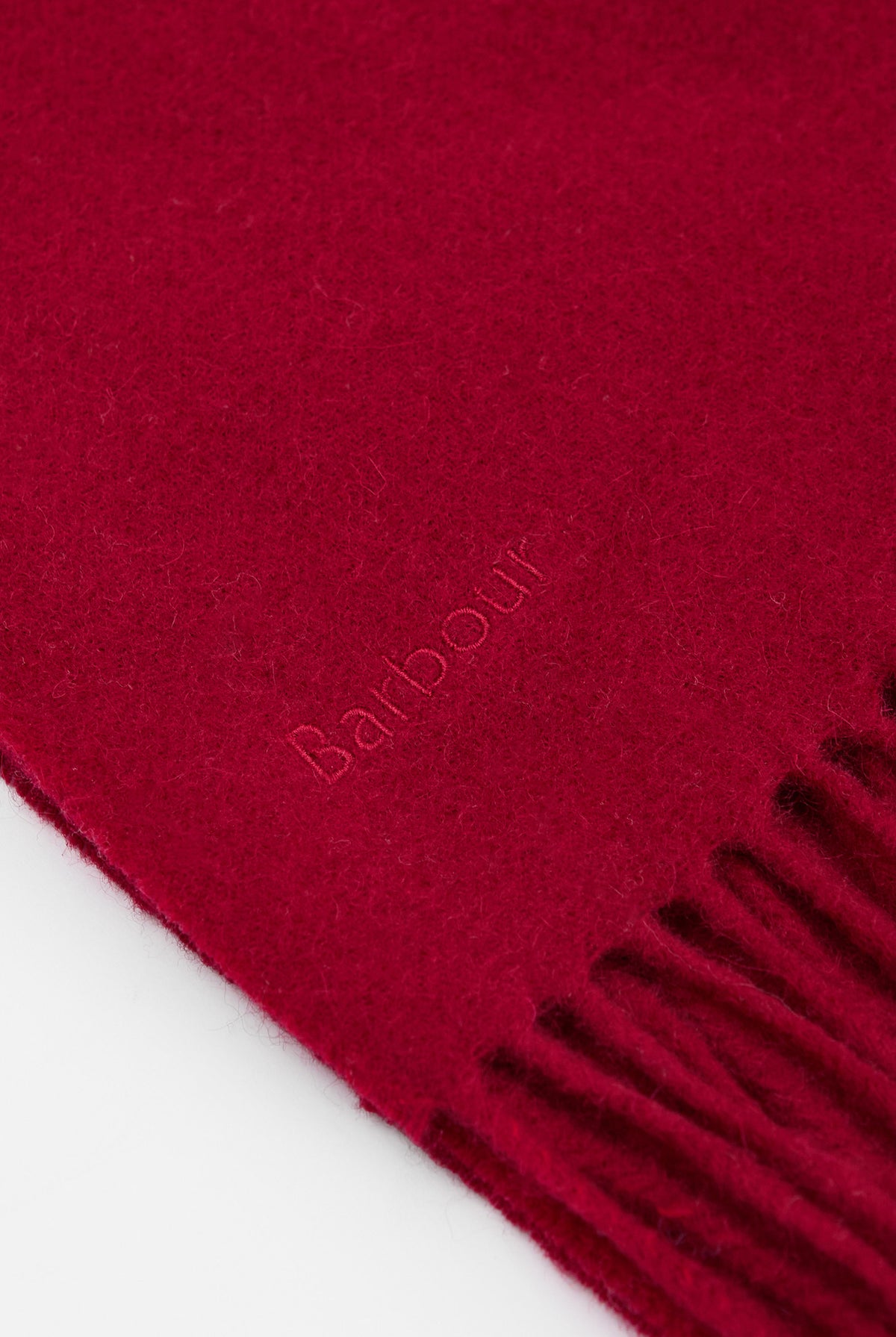 Barbour Lambswool Scarf - Wine LSC0133_RE92_OS