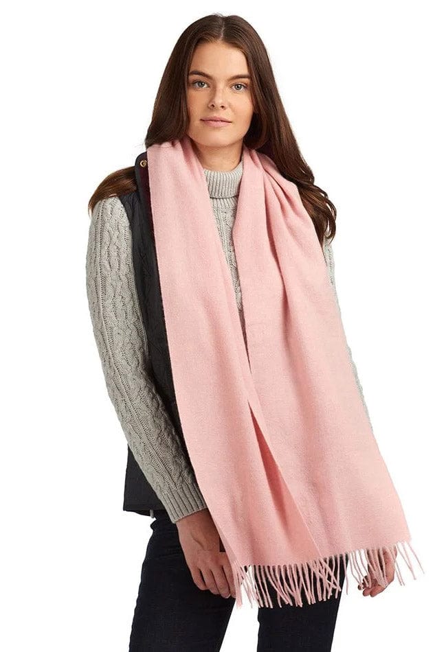 Barbour Lambswool Woven Scarf - Blush Pink LSC0133_PI14_OS