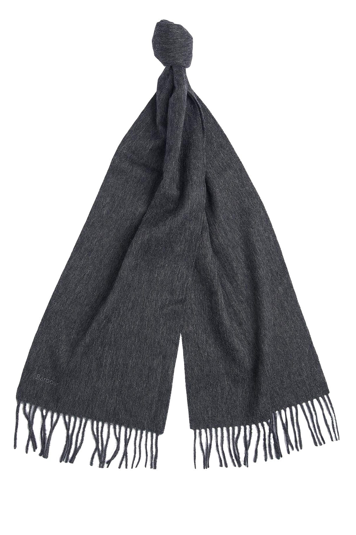 Barbour Lambswool Woven Scarf - Charcoal Grey LSC0133_GY91_OS