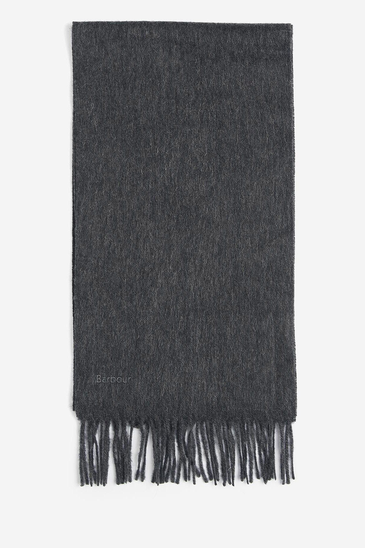 Barbour Lambswool Woven Scarf - Charcoal Grey LSC0133_GY91_OS