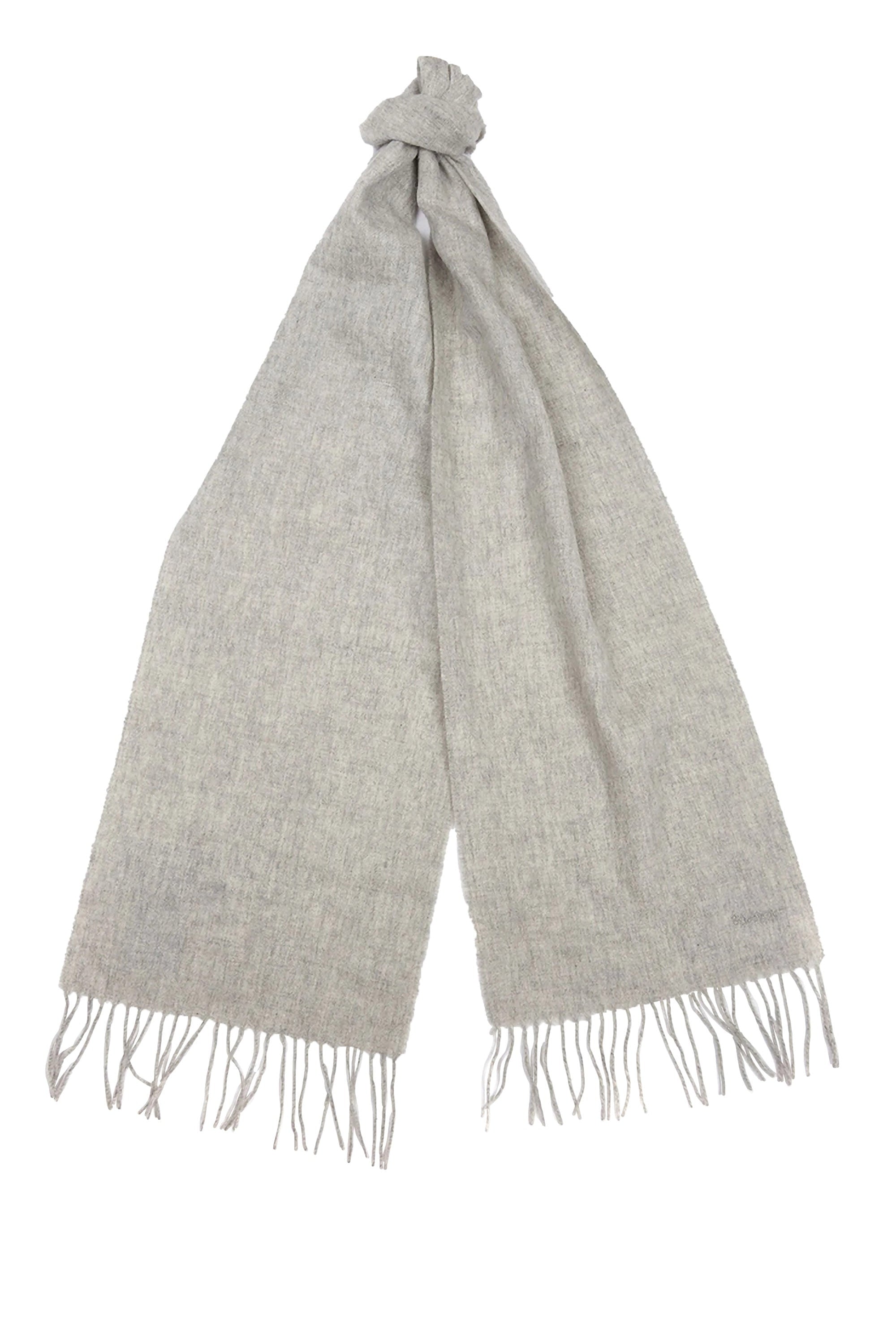 Barbour Lambswool Woven Scarf - Light Grey Melange LSC0133_GY14_OS