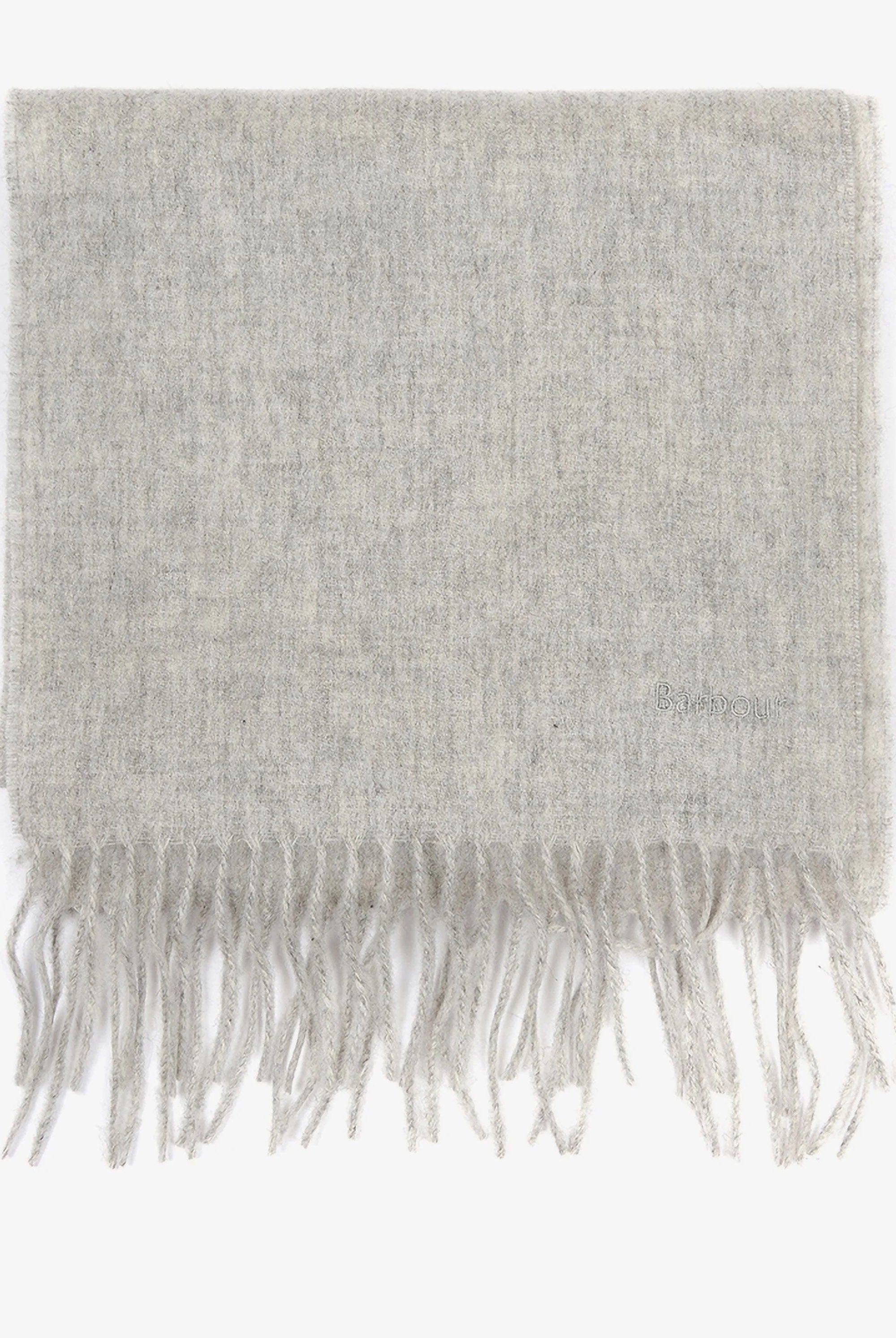Barbour Lambswool Woven Scarf - Light Grey Melange LSC0133_GY14_OS