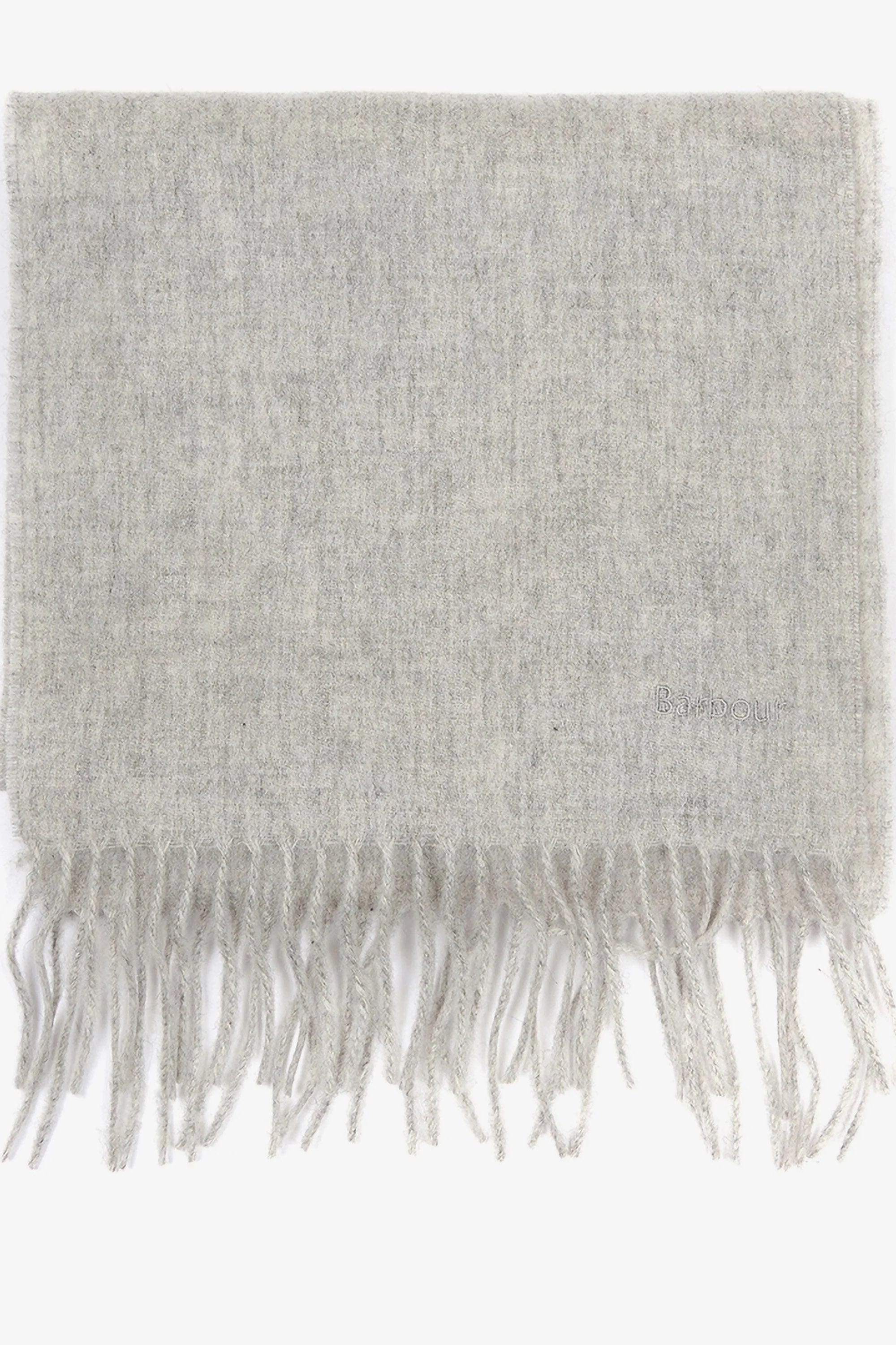Barbour Lambswool Woven Scarf - Light Grey Melange LSC0133_GY14_OS