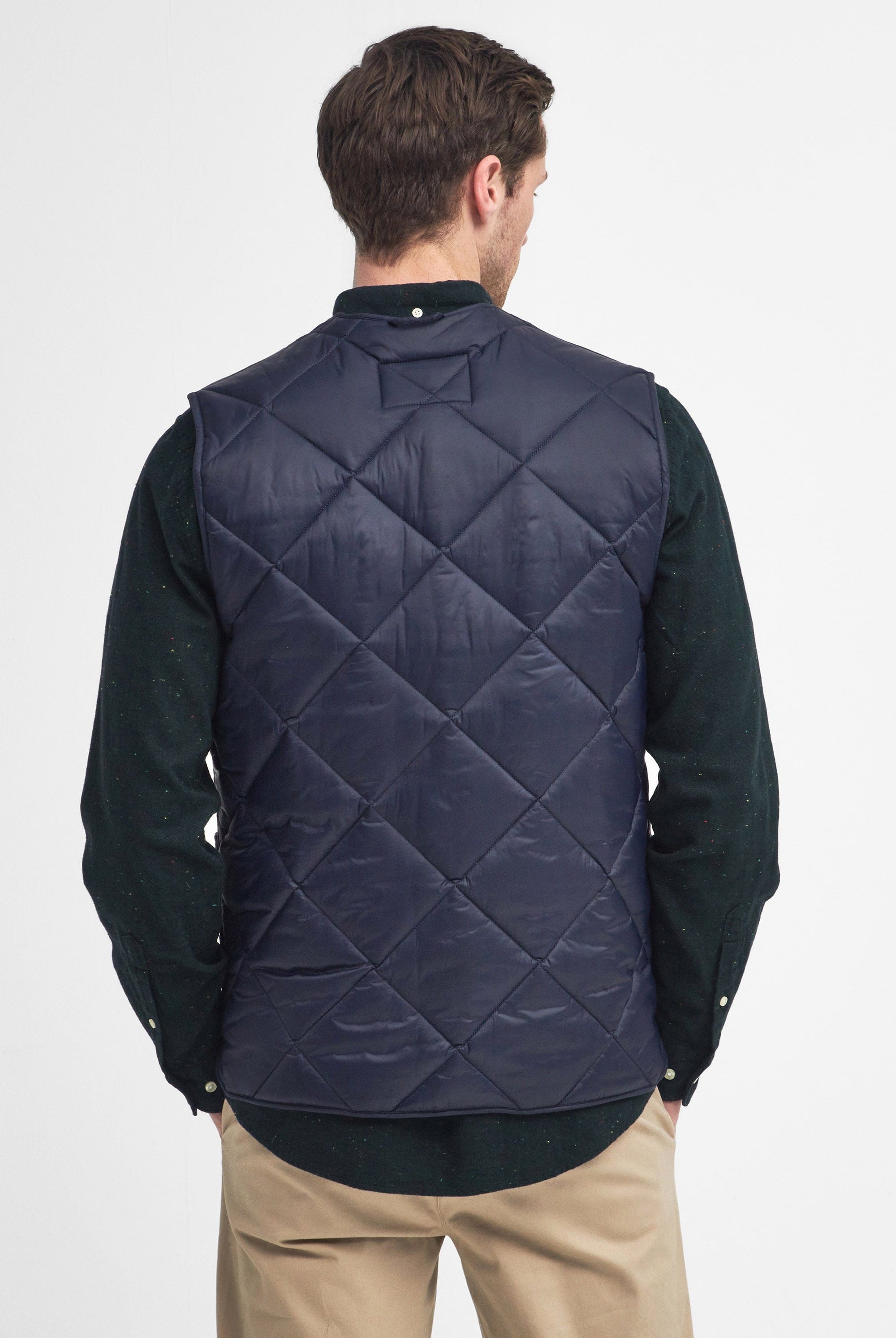 Barbour Large Box Quilted Liner - Navy